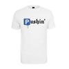 T-Shirt MISTERTEE "MisterTee Unisex Pushin P Tee", Herren, Gr. 4XL, weiß, 100% Baumwolle, bedruckt, casual, regular fit, Rundhals, ohne Ärmel, Shirts