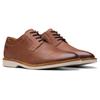 Schnürschuh CLARKS "Atticus LTLace", Herren, Gr. 41, braun (schwarz tan), Leder, casual, Schuhe, Hybrid Sneaker, Business Schnürschuh mit sportiver Laufsohle