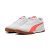 Hallenschuh PUMA "PRESSING IV", Gr. 45, puma weiß, glowing rot, schwarz crimson, puma schwarz, Synthetik, sportlich, Schuhe