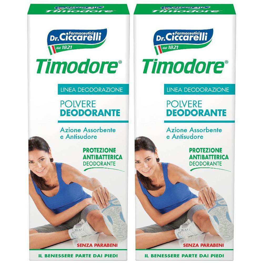 Dr. Ciccarelli Timidore® Polvere Deodorante 2x250 g