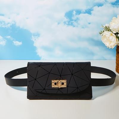 TEMU A Stylish Waist Bag For Women, With Adjustable Belt Length, Detachable Belt, Suitable For Daily Gatherings, Music Festivals, Vacations, Travel, Mom Bag, Girlfriend Bag, An For Gifting Image