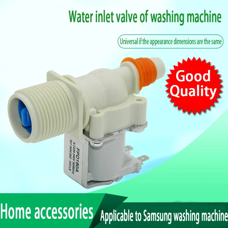 FPD-180A For Samsung Washing Machine Water Inlet Single Valve Solenoid Steam Valve Built-in Water Filter Household Accessories