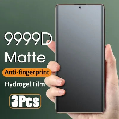 Full Curved Matte Hydrogel Film for Samsung Galaxy S22 S21 23 24 Ultra S20 FE S10 Plus Screen