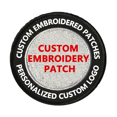Custom Embroidered Patch Iron On Patches Clothing Thermoadhesive Patches DIY Design For Person
