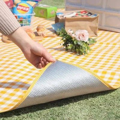Outdoor Camping Mat, Picnic Mat, Beach Waterproof and Moisture-proof Portable Tent Sleeping Mat,
