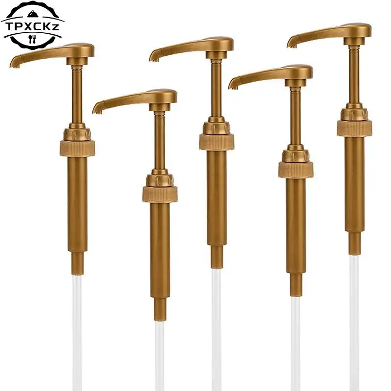 1pc/5pcs Coffee Milk Tea Dispenser Syrup Pump Liquid Dispenser For Monin Syrup 10ml Juice Bottle Dispenser Pump Kitchen Tools