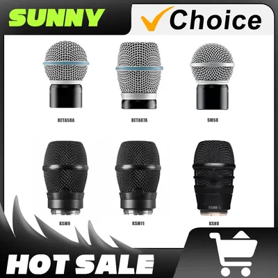 Wireless Microphone Pickup Head KSM8 KSM9 Capsule Dynamic Cardioid Handheld Microphone Cap for Shure