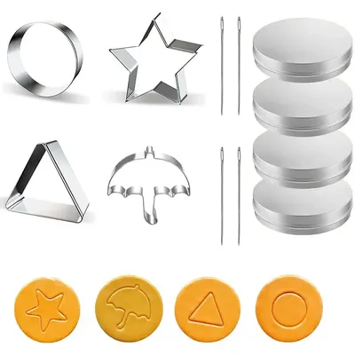 6/12pcs Set Sugar Cookie Cutter Multifunction Interesting Korean Cookies Game Tools Perfect Gift For