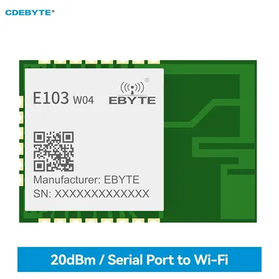 WiFi Serial Server Module UART Support TCP/UDP/MQTT/HTTP CDEBYTE E103-W04 PCB On-board Antenna