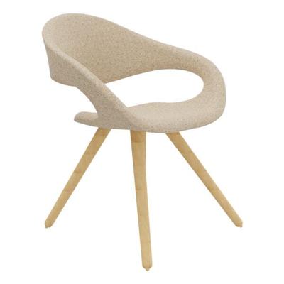 fm Büromöbel Besuchersessel »ELAN« konische Füße beige, 45.5 cm Image