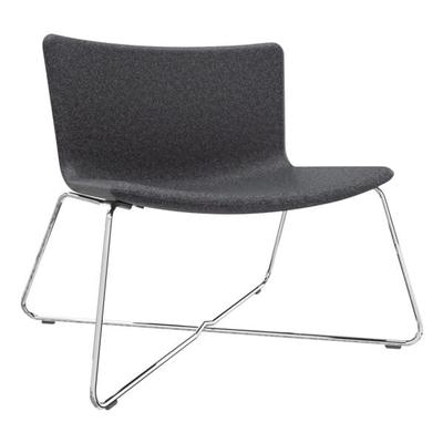 fm Büromöbel Lounge-Sessel »Lodus« mit Drahtgestell ohne Armlehnen schwarz, 86x42x72 cm Image