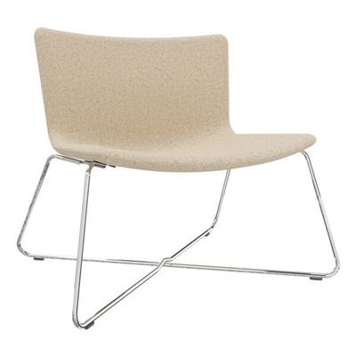 fm Büromöbel Lounge-Sessel »Lodus« mit Drahtgestell ohne Armlehnen beige, 86x42x72 cm Image