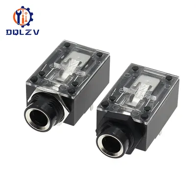 6.35mm 6.5mm Stereo Audio Microphone Female Jack/Socket Connector 7Pin connector