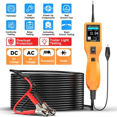 KYZEE KM05 Car Circuit Probe Kit Circuit Tester Electrical System 24V 12V Automotive Voltage Power