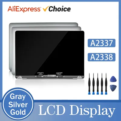 New Laptop LCD Screen Display Assembly For Macbook Air Pro A2337 A2338 Retina 13" 13.3" 2020 Glass