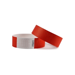 CombiCraft Tyvek Einlassbänder Rot – 5000 Stück Image