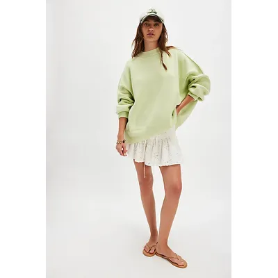 Easy Street Tunic at Free People in White Jade, Size: Small