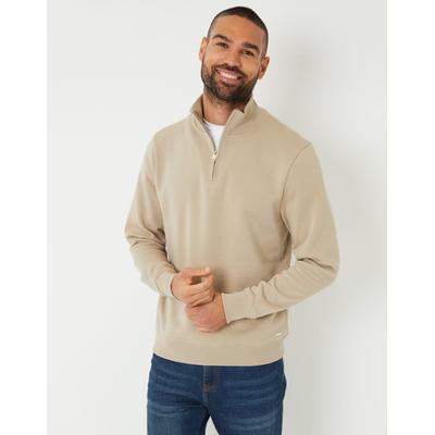 Stone Mock T-Shirt Quarter Zip Sweatshirt