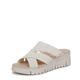 Vionic Women's Sandals Uptown Sunset with Arch Support Ivory UK 5 Wide Fit