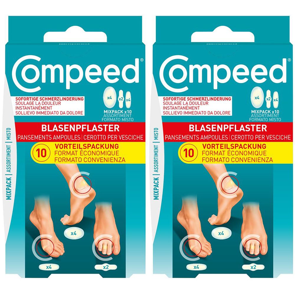 Compeed Blasenpflast Mixpa x2 2x10 St Pflaster Image