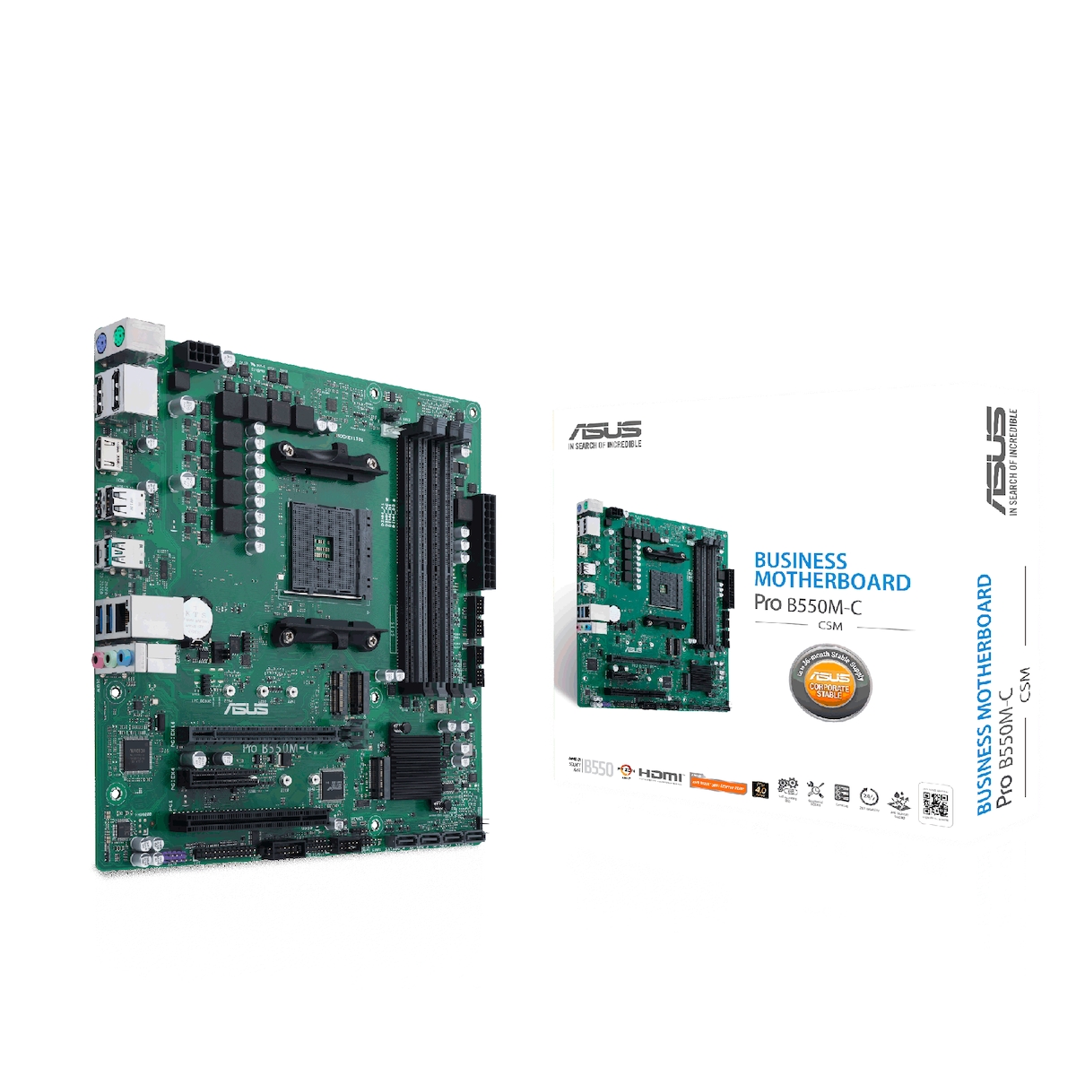 ASUS PRO B550M-C/CSM Business Mainboard Sockel AM4 Image