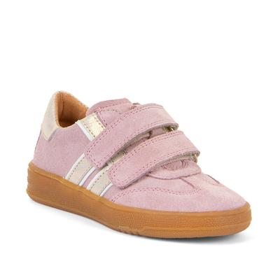 Sneaker FRODDO "Barefoot Base", Kinder, Gr. 31, pink, Leder, colorblocking, casual, Schuhe, Retro Sneaker, Klettschuh, Sneaker mit Lederfutter Image