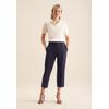 Culotte SEIDENSTICKER "Schwarze Rose", Damen, Gr. 40, Normalgrößen, blau (marineblau), 54% Polyester 44% Wolle 2% Elastan, unifarben, Hosen