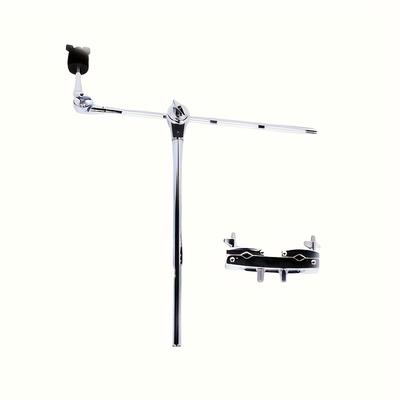 TEMU Ff Bonfires Adjustable Angle Cymbal Stand With Clamp, Jazz Drum Water Cymbal Half Stand Bracket, Universal Cymbal Holder Expansion Rack With Clip Image