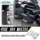 Modifica del pedale in acciaio inossidabile per moto installazione antiscivolo e non distruttiva per VOGE 350 SR4MAX SR4 MAX350