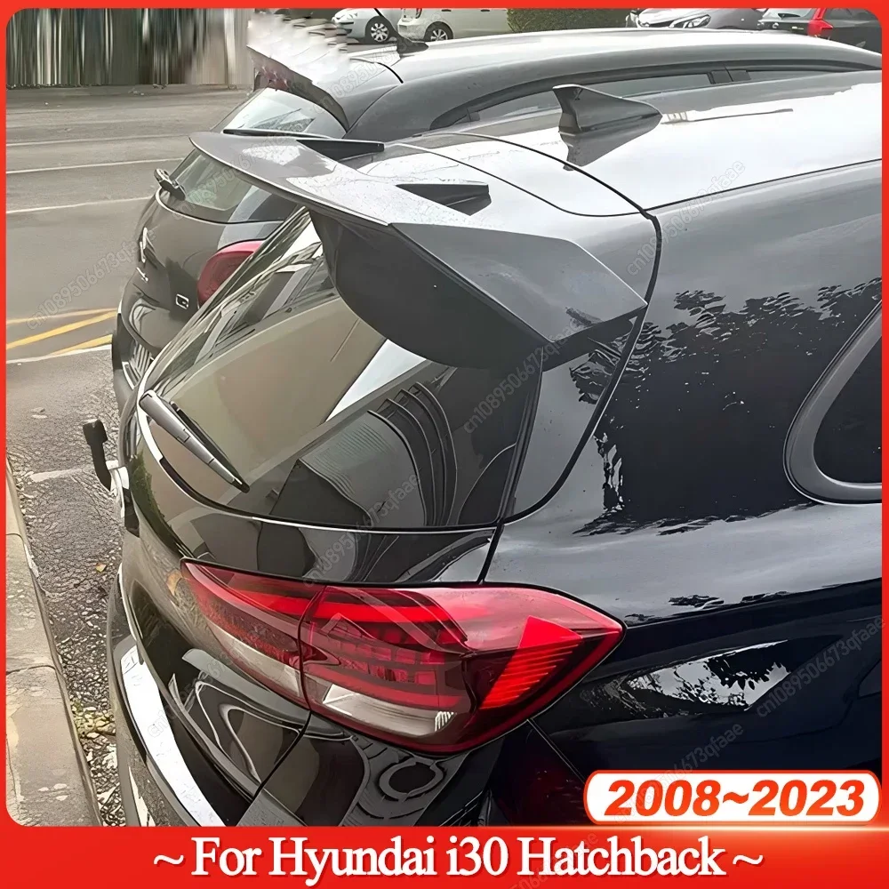Tappo spoiler per tetto posteriore Baule posteriore Spoiler per tetto Ala Copertura per labbro posteriore per auto per Hyundai i30 Hatchback 2008-2023 ABS Bodykit Tuning