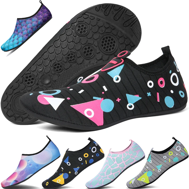 Männer Frauen Strand Schwimmen Wassersport Yoga Fitness Tanz Schwimmen Surfen Bequeme, schnell trocknende Wasserschuhe Image