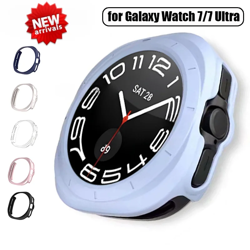 PC-Gehäuse für Samsung Galaxy Watch 7 47mm Displays chutz rahmen Stoßstangen abdeckung für Galaxy Watch 7 Ultra 7 Fe Zubehör Image