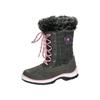Winterstiefel LICO "Winterboot Lillesand", Gr. 36, grau, Synthetik, Schuhe