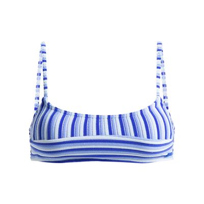 Bandeau-Bikini-Top ROXY "Party Wave", Damen, Gr. M, Cup B, lila, 95% Polyester, 5% Elasthan, Bikini-Oberteile Image