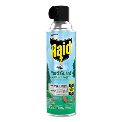 Raid Yard Guard Fogger, 16 oz Aerosol Spray, 12/Carton (SJN377977) Case of 12 Raid® Insect Control