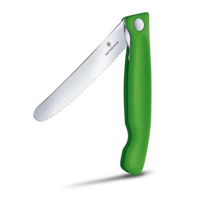Victorinox Picknickmesser klappbar »Swiss Classic« 11 cm Gemüsemesser grün