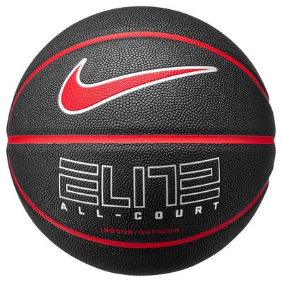 Nike Elite All Court 2.0 28.5" Basketball Black/Red/Metallic Silver