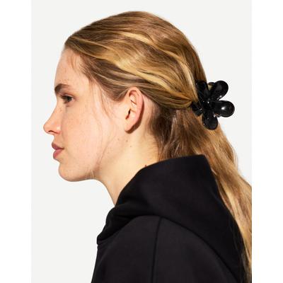 Bershka 2-Pack Of Flower Hair Clips Women Black