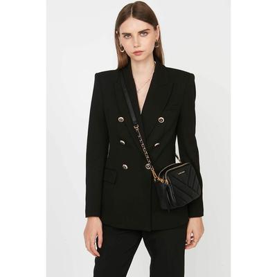 Zipped Shoulder Bag, Soft Matelassé
