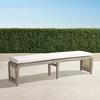 Palmetto Dining Bench Cushion - Standard, Vista Boucle Alabaster - Frontgate