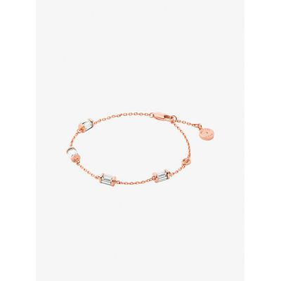 Michael Kors Cubic Zirconia Bracelet Rose Gold One Size