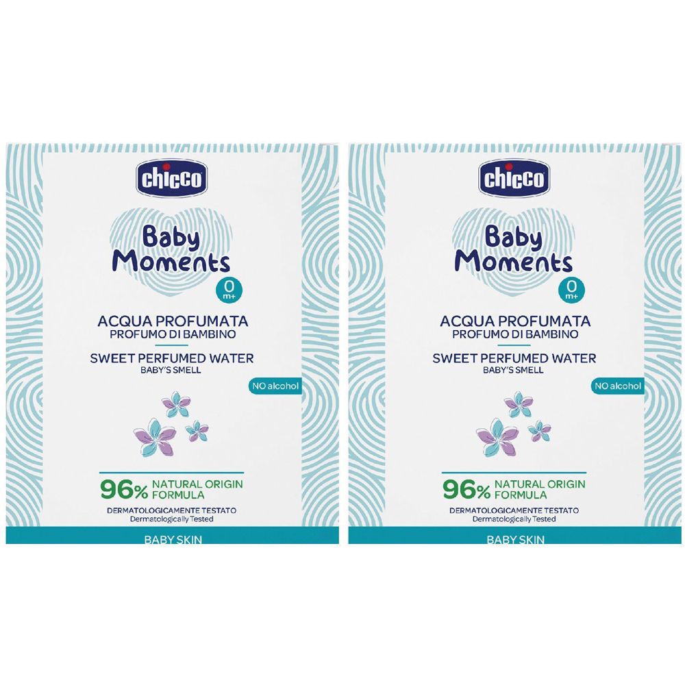 Chicco Baby Moments Acqua Profumata Delicate 100 Ml 2x100 ml Soluzione
