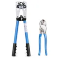 HX-50B pinza a crimpare per cavi pinza a crimpare per cavi Set di utensili manuali pinza a crimpare per terminali a cricchetto utensili da taglio