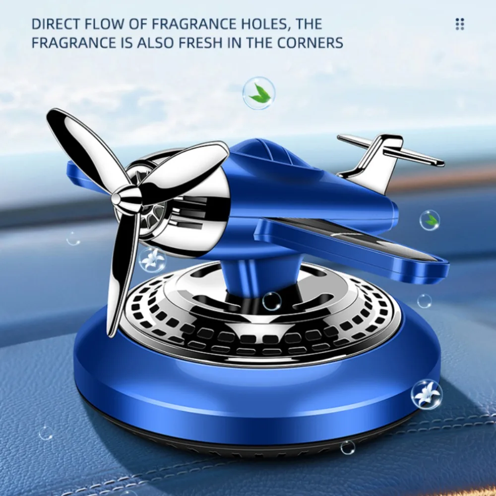 Auto Solar Fighter Aromatherapie Flugzeug, langlebiger Duft Solar Hubschrauber Dekoration Image