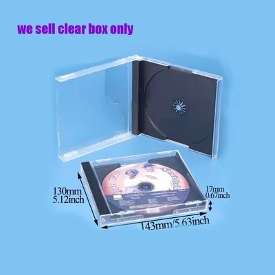 Hochwertige Game Disc Storage Shell Cover für PS1 PlayStation 1, transparenter Image