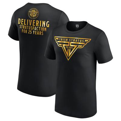 WWE Trish Stratus 25 Year Anniversary T-Shirt - Schwarz - Herren Image