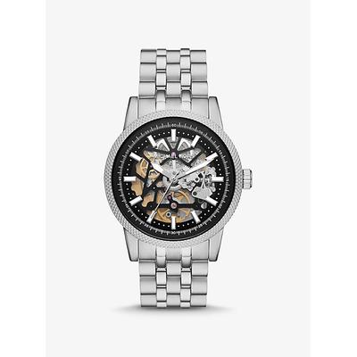 Michael Kors Oversized Hutton Silver-Tone Watch