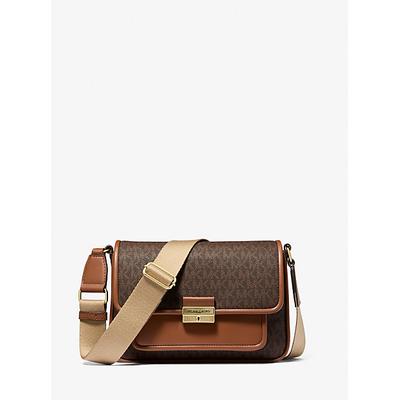 Michael Kors Bradshaw Medium Signature Logo Messenger Bag
