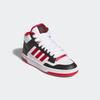 Sneaker ADIDAS SPORTSWEAR, Damen, Gr. 38, core schwarz, team power rot 2, cloud weiß, Synthetik, Leder, sportlich, Schuhe, Sneaker, Schnürboots, Winterschuhe