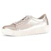 Slip-On Sneaker GABOR, Damen, Gr. 37, gold (goldfarben), Glattleder, metallic, sportlich, Schuhe, Plateausneaker mit Best Fitting-Ausstattung für gute Passform
